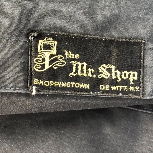 London Fog Mens Trench Coat 38R Black Maincoat Button Up Collarred Casual Travel - Picture 10 of 16